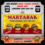 Spanduk Banner Martabak Keren Custome Berkualitas - Banner Benner Jualan Martabak Terlaris Spanduk J