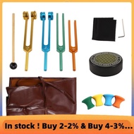 Tuning Forks for Healing Set 128Hz 136.1Hz 256Hz 384Hz & Activator, Sound Healing Instruments for Ch