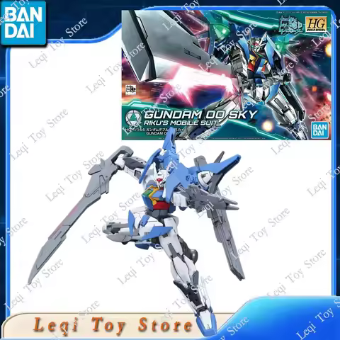 Bandai Original Genuine In Stock HG HGBD 014 1/144 GUNDAM 00 SKY RIKU'S Anime Action Figures Toys Gi