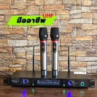 Soundmilan รุ่น ml-661 ไมค์ลอยคู่ ระดับมืออาชีพ แถมยางกันกลิ้ง 2 อัน UHF แท้ Wireless Microphone Sys