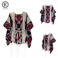 Ethnic Batwing Woven Blouse Woven Blouse Top/ - Ethnic Fabric