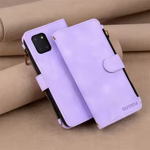 Note10 Lite Case For Samsung Galaxy Note 10 Lite Case Wallet Leather Zipper Flip Cover For Samsung N