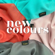 [READY STOK] - TUDUNG BAWAL KEKABOO COTTON  PLAIN  KOSONG  BIDANG 45 SQUARE HIJAB WOMEN FASHION SCAR