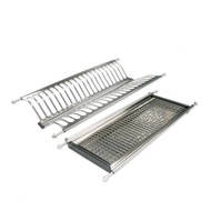 DISH RACK FOR KITCHEN CABINET STAINLESS STEEL 201