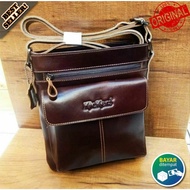 100% Genuine Genuine Cow Leather Sling Bag For Men Women Kickers New Model