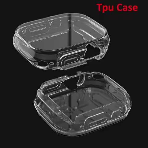 Watch Case for Apple Watch Ultra 2 49MM Series 10 9 8 7 SE 6 45MM 46MM 44MM 40MM Transparent Cover A