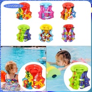 [Lovoski3] Kids Inflatable Swim Vest Kid Life Jacket for Water Sports Surfing Kayaking