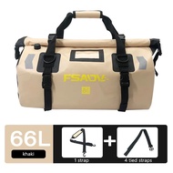 Waterproof Motorcycle Tail Bag Travel Outdoor Dry Luggage Roll Pack Bag 40L/66L Motorbike Luggage Ba