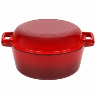 [lzdjlmy2ua] Enameled Cast Iron Dutch Oven Induction Compatible Dutch Oven with Lid Casserole with L