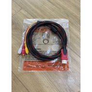 HDMI to 3 RCA cable 1.5m HDMI-3 RCA cable/