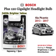 Untuk  Kia Picanto 2013-2017~Sepasang 3400K 12V Bosch Plus 120 Gigalight H7 Mentol Lampu Depan Keret