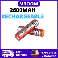 🔥READY STOCK 2600mah  Battery Rechargeable 16850   Clock speaker Small fan electric car lamp li-ion 