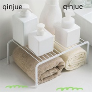 QINJUE Storage Shelf Kitchen Sink Drain Rack Iron Cupboard Shelf