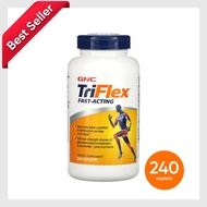 Gnc Triflex Glucosamine Chondroitin MSM SUPER STRENGTH 240 caps - Supports Joint Health and Flexibil