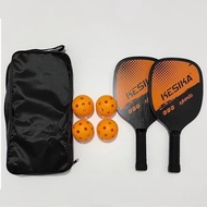 [SG stock Fast Shipping]PICKLEBALL SET 2 PICKLE BALL BATS 4 BALLS WITH CARRY BAG pickleball pickleba