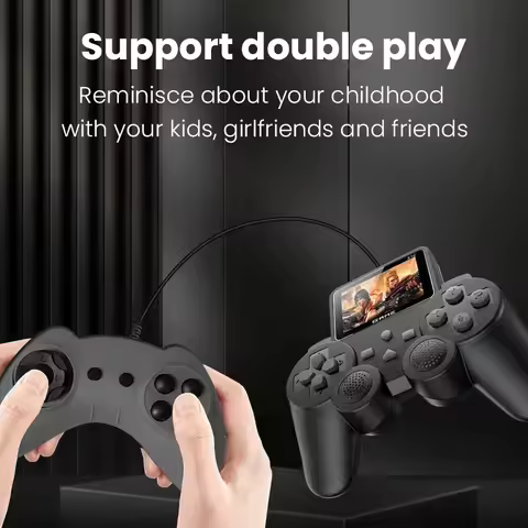 S10 Portable Retro Game Player - 520 Classic Games, 2-Player Mode, AV/TV Output, Mini Handheld Conso