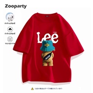 t shirt lelaki Lee Print,Bernafas 100% kapas Trend Short Sleeve T Shirt Style streetwear S to 3XL M'