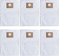 Sparesbarn 6 x Vacuum Cleaner Bags Compatible with Kärcher NT 351 361 2000-E 3500-E 3501, Fleece Fil