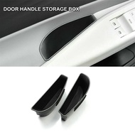 2Pcs Car Front Door Storage Box Organizer Auto Door Handrail Sort Out Storage Box For VW ID.4 ID4 ID