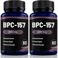 2PCS BPC-157 Peptide Capsules 1000Mcg, Muscle Recovery, Tissue Repair & Physical Strength port, 120 