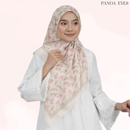 PANDAEYES TULIP- BAWAL COTTON PREMIUM PRINTED BIDANG 47 (Hijab / Tudung/ Shawl)
