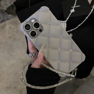 Xiaoxiang Skin Feel High-End Flash Diamond Suitable for Phone Case Apple 15 High-End Feel 14 Huawei 