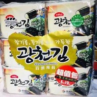 韓國熱銷商品 上友百濟海苔 12包入 ~效期不長(1個月左右)，可接受者再下單~