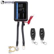 QUENNA 12V Car Smart Remote Battery Disconnect Switch Pure Copper Relay Cut-Off for under 1.5L Power
