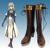 In Stock 2018 Japanese Anime Violet Evergarden Cosplay Women Men Cosplay Shoes Japanese Anime Cospla