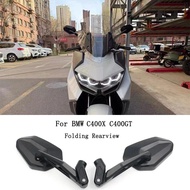 For BMW C400GT C400X C400 C 400GT 400X  Motorcycle Rearview Mirror Accessories Foldable Side Rear Vi