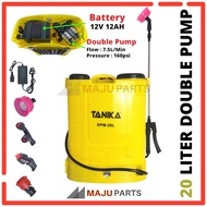 OGAWA TANIKA BATTERY PUMP PAM RACUN BATERI KNAPSACK SPRAYER PUMP (DOUBLE PUMP)