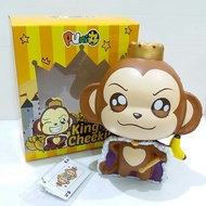 15 cm Squishy Punimaru Jumbo Cheeki King Monkey Size Red Purple Cover