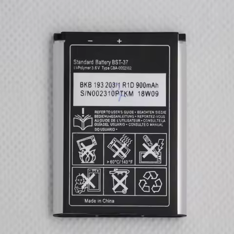900mAh BST37 BST 37 BST-37 Rechargeable Battery for Sony Ericsson J100i K200i K750 D750i T280i V600 