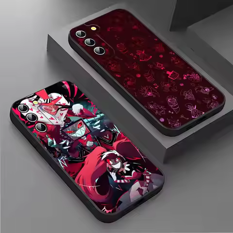 H-Hazbin Vox H-Hotel Phone Case For Samsung S26 S25 Ultra S24 S22 S23 S20 Fe S21 Plus A54 A34 A16 A5