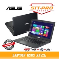 LAPTOP ASUS X452L (I3-4TH GEN) WINDOWS 10 with basic software SECONDHAND good condition