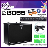 BOSS KATANA 100/212 MkII - 100/50/0.5 Watt, 2x12" Combo Guitar Amplifier (Katana-100/212 / Katana100/212)