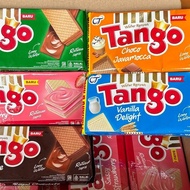 Agen distributor makanan ringan snack biskuit wafer renyah tango sassy strawbery tiramisu vanilla de