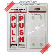 Sign board sign label acrylic acrylic sign board Pull Push