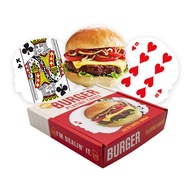 Gamago Hamburger Playing Cards - Hamburger Shaped Deck of Cards to Play Your Favorite Card Games for