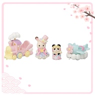 【Direct from Japan】 Sylvanian Families Amusement Park [Amusement Park Rides Set - Train & Airplane