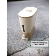10 kilo rice dispenser rice box bigasan plastic (for other logistic, chat us)