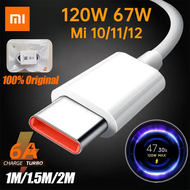 Type C สำหรับ Xiaomi สายชาร์จเร็วเทอร์โบชาร์จเร็ว Mi 12S Ultra 12 11 Poco X4 Pro NFC Redmi Note F3 1