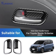 For Toyota Sienta 10 Series 2022 Car Inner Door Handle Frame Cover Interior Accessories