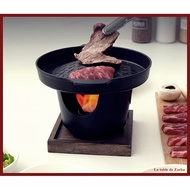 [Made in Korea] Kitchen Art Korean BBQ Grill /Pork and Beef grill pan set Portable grill mini grill brazier