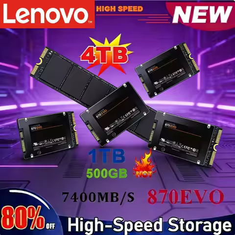 Lenovo 870EVO Hard Disk Solid State Disk External 1TB 2TB 4TB Internal SSD Hard Drive Sata3 For Lapt