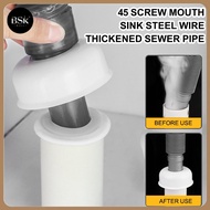 Thickened plastic sink drain pipe, kitchen sink drain pipe, sink drain pipe extension hose accessory