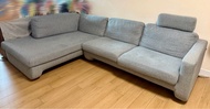 兹曼尼giormani 大三座位梳化 3seater 連貴妃椅布藝沙發 sofa couch