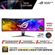 ASUS ROG Swift OLED PG49WCD Curved Gaming Monitor - 49", 5120x1440, QD-OLED, 144Hz, 0.03ms, G-sync Compatible, Smart KVM