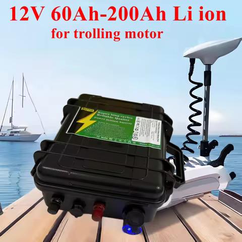 Rechargeable TSW 12V 100ah 200ah 60Ah 80Ah 120Ah 150ah 180ah Lithium Ion Battery for Trolling Motor 