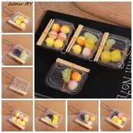 DELMER Simulation Fast Food Box Keychain, Fast Food Box Simulation Mini Fast Food Box Keychain, Mini